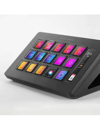 Mars Gaming MSD-ONE control deck 15 teclas LCD USB-C
