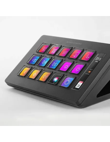 Mars Gaming MSD-ONE control deck 15 teclas LCD USB-C