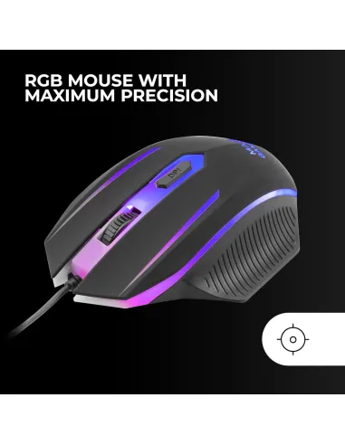 Mars Gaming MCP124ES combo teclado ratón RGB ES USB
