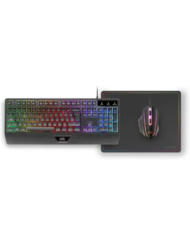 Mars Gaming MCP124ES combo teclado ratón RGB ES USB