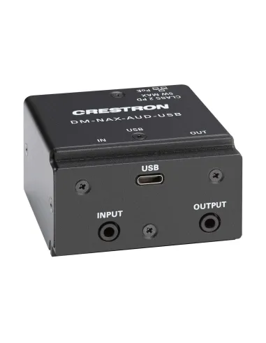 Crestron DM-NAX-AUD-USB convertidor AoIP USB-C PoE