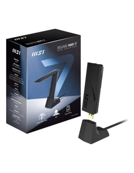 MSI Herald BE6500 PCIe Wi-Fi 7 tribanda 6GHz para PC