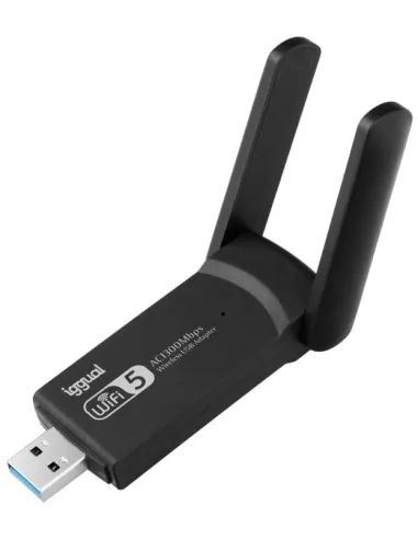 Iggual IGG320952 Adaptador USB WiFi 1300 Mbps dual 2.4G/5G