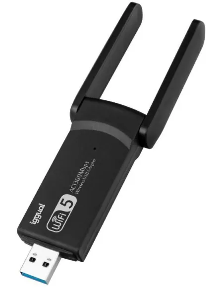 iggual IGG320952 adaptador Wi-Fi USB AC1300 antenas