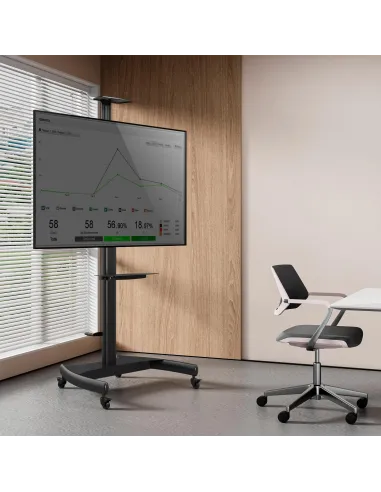 AISENS FT70TE-169: soporte de suelo para TV con ruedas
