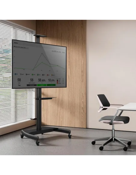 AISENS FT70TE-169: soporte de suelo para TV con ruedas