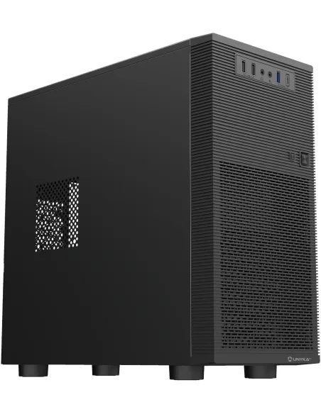 UNYKAch AERO C15 Negra Caja Micro ATX con Fuente de Alimentacion de 500W