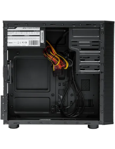 UNYKAch AERO C15 Negra: caja micro ATX USB-C con PSU 500W