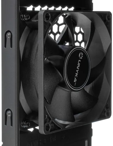 UNYKAch AERO C15 Negra: caja micro ATX USB-C con PSU 500W