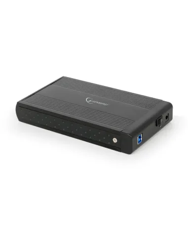 Gembird EE3-U3S-3 Carcasa para Disco Duro Externo HDD SATA 3.5" con USB 3.2 Gen 1 en Aluminio