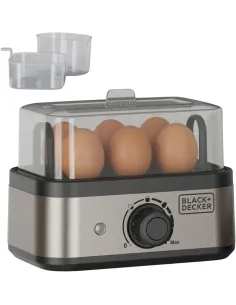 BLACK+DECKER BXKS4800E Cocedor de Huevos Eléctrico para Desayuno y Cenas Rapidas-ELEC65565