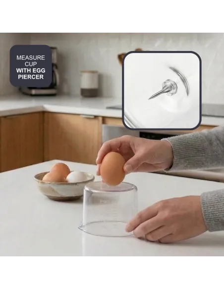 BLACK+DECKER BXKS4800E cuecehuevos 6 huevos 400W auto