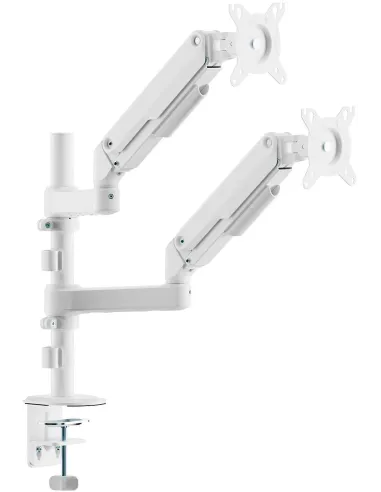 AISENS DT32TSR-441 brazo doble 17-32" blanco VESA 9 kg