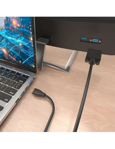 Aisens A122-1011: cable HDMI a VGA 1,5 m plug and play