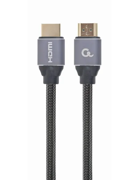 Gembird Cablexpert CCBP-HDMI-2M Cable HDMI 2m 4K UHD 60Hz Chapado en Oro Gris