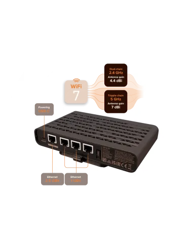 MikroTik hAP be lite: router Wi-Fi 7 BE3600
