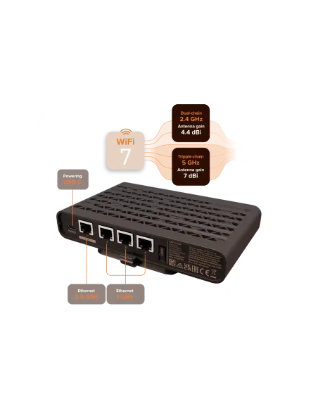 MikroTik hAP be lite: router Wi-Fi 7 BE3600