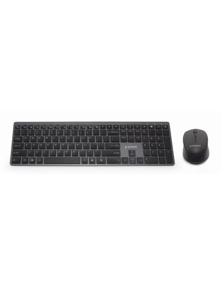 Gembird KBS-ECLIPSE-M500-ES  Combo Teclado + Ratón Inalámbricos Layout Español
