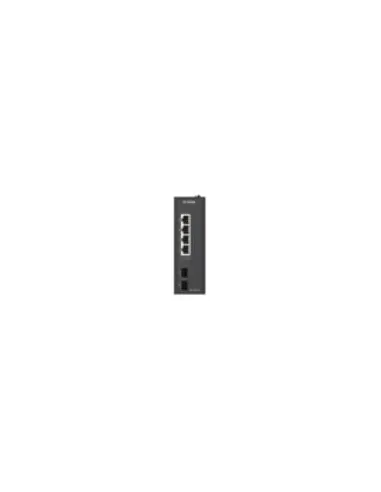 D-Link DIS-100G-06 Switch Industrial No Gestionado con 4 puertos Gigabit RJ-45 y 2 SFP 1G para carril DIN