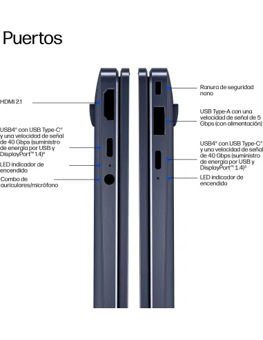 Portatil Ultrabook HP EliteBook X G2q DE6Z2ET con W11 Pro