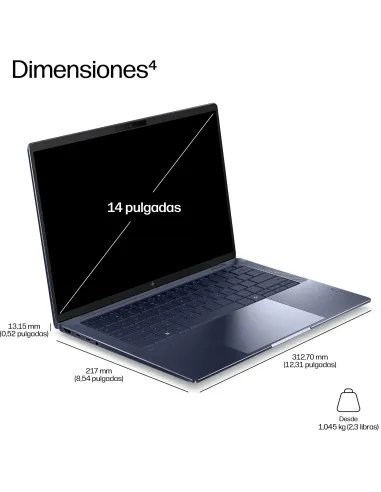Portatil Ultrabook HP EliteBook X G2q DE6Z2ET con W11 Pro