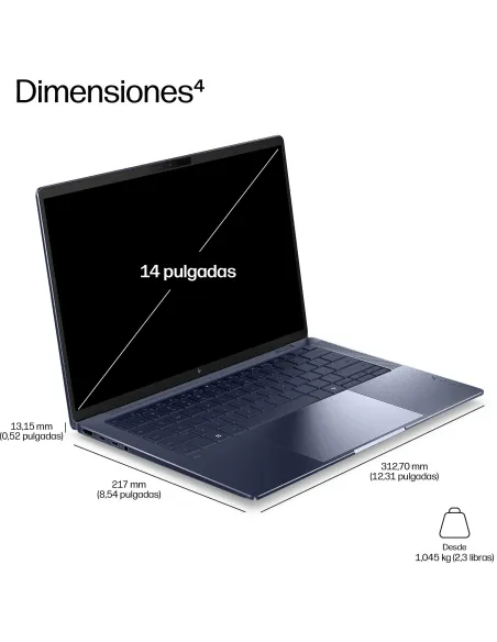 Portatil Ultrabook HP EliteBook X G2q DE6Z2ET con W11 Pro