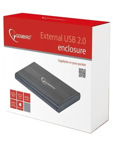 Gembird EE2-U2S-5 Carcasa para Discos Duros SATA de 2.5"