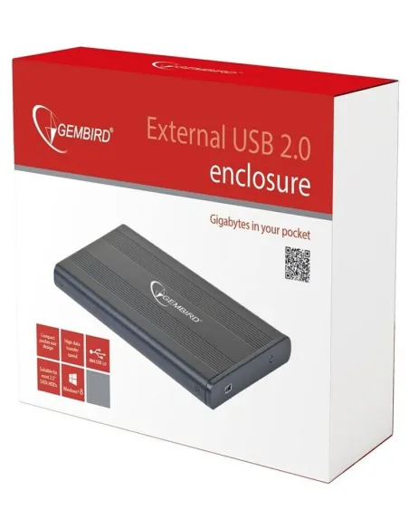 Gembird EE2-U2S-5 Carcasa para Discos Duros SATA de 2.5"
