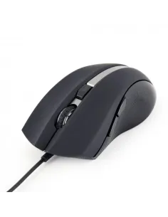 Gembird MUS-GU-02 Ratón Láser Ambidextro 2400DPI Negro-FTRRCA0798