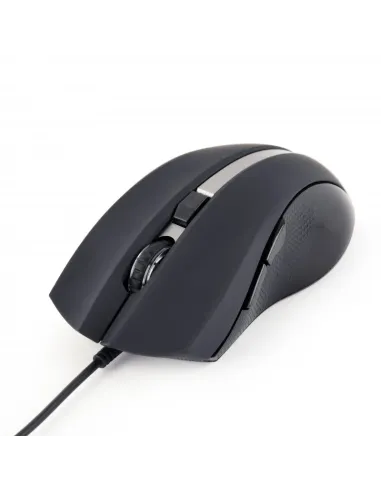 Gembird MUS-GU-02 Ratón Láser Ambidextro 2400DPI Negro