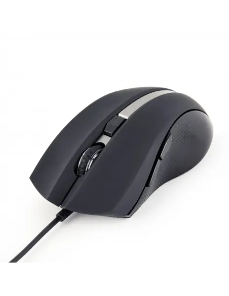 Gembird MUS-GU-02 Ratón Láser Ambidextro 2400DPI Negro