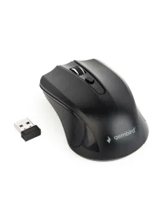 Gembird MUSW-4B-04-BG Ratón Óptico Inalámbrico 1600DPI Negro-FTRRIN0590