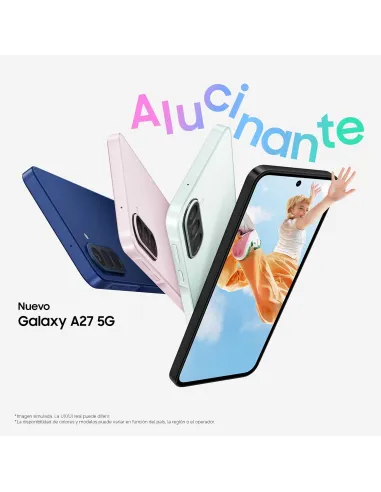 Samsung Galaxy A27 5G 6GB 256GB 6.7" Negro pantalla 120Hz
