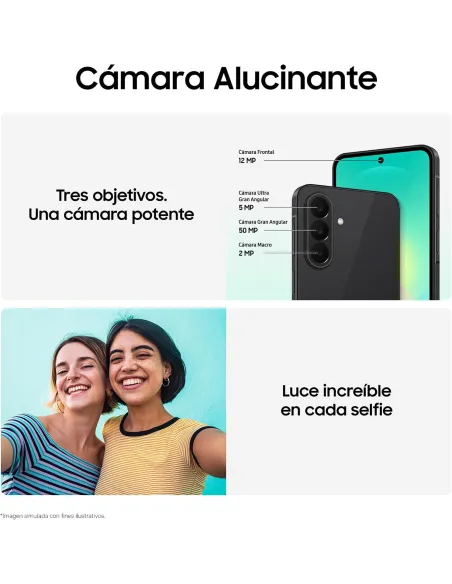 Samsung Galaxy A27 5G 6GB 256GB 6.7" Negro pantalla 120Hz
