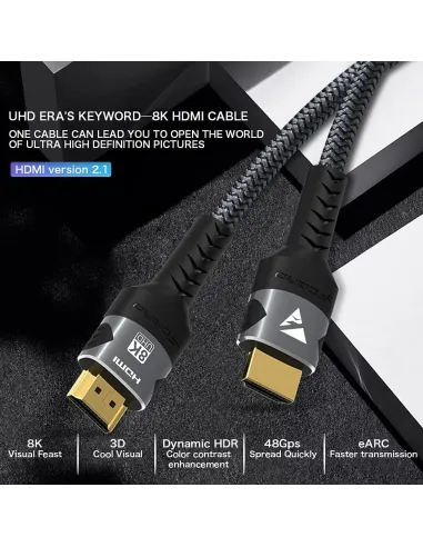 Gembird Cablexpert CCB-HDMI8K-1M cable HDMI 2.1 8K 48Gbps 1m