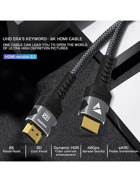 Gembird Cablexpert CCB-HDMI8K-1M cable HDMI 2.1 8K 48Gbps 1m