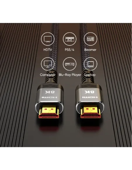 Gembird Cablexpert CCB-HDMI8K-2M cable HDMI 2.1 8K 48Gbps 2m