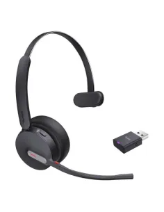 Yealink WH64 Hybrid Mono Auriculares inalámbricos Bluetooth para oficina y Teams negros-MAUAMI1385