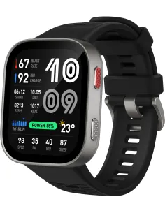 Amazfit Bip Max Negra GPS Bluetooth 2,07" Plata Correa Talla Única-1410179