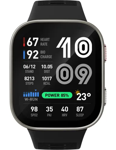 Amazfit Bip Max Negra smartwatch AMOLED 2,07” GPS 5 ATM