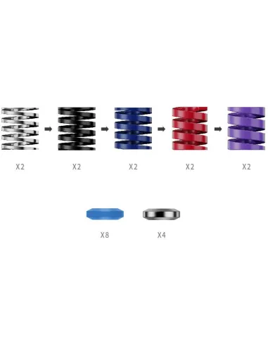 Moza Racing RS069 CRP2 10 muelles 22 piezas Multicolor