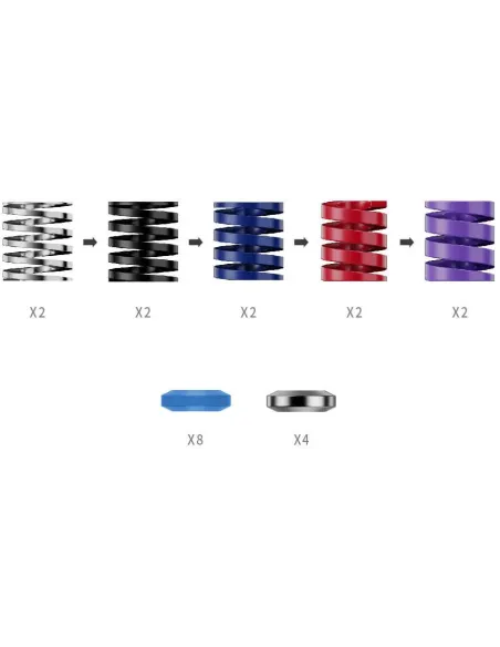 Moza Racing RS069 CRP2 10 muelles 22 piezas Multicolor