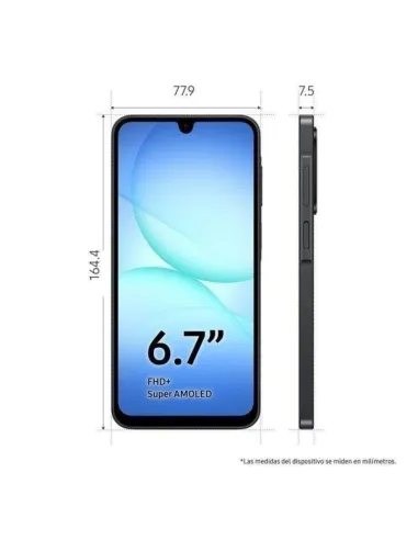 Smartphone Samsung Galaxy A17 5G 8GB 256GB 6.7" Negro
