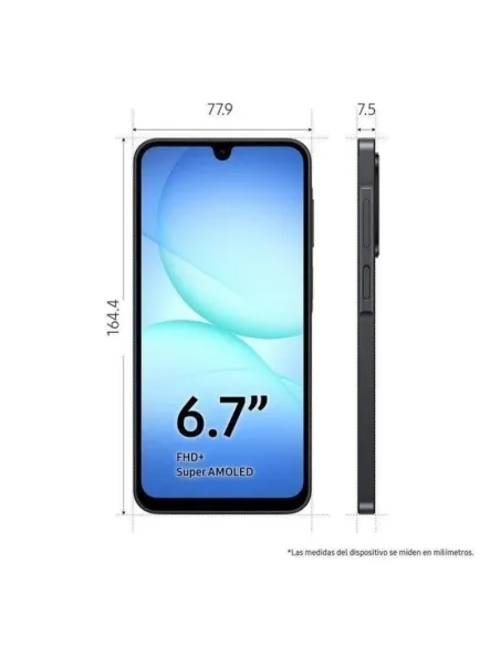 Smartphone Samsung Galaxy A17 5G 8GB 256GB 6.7" Negro