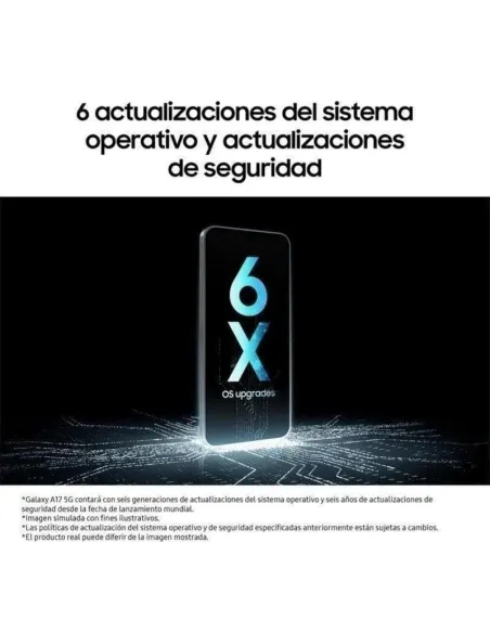 Smartphone Samsung Galaxy A17 5G 8GB 256GB 6.7" Negro