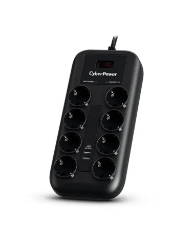 CyberPower P0820SUF0-DE regleta 8 Schuko 1050J USB