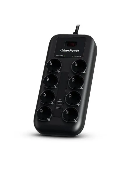 CyberPower P0820SUF0-DE regleta 8 Schuko 1050J USB