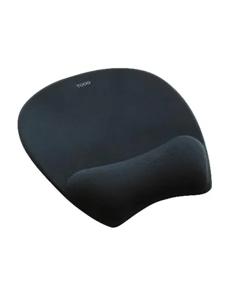 TooQ TQMP1002-B ergonómica con reposamuñecas viscoelástica negra