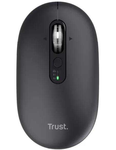 Trust Seron Slim Multi Negro Ratón inalámbrico Bluetooth RF 3200 DPI Silencioso