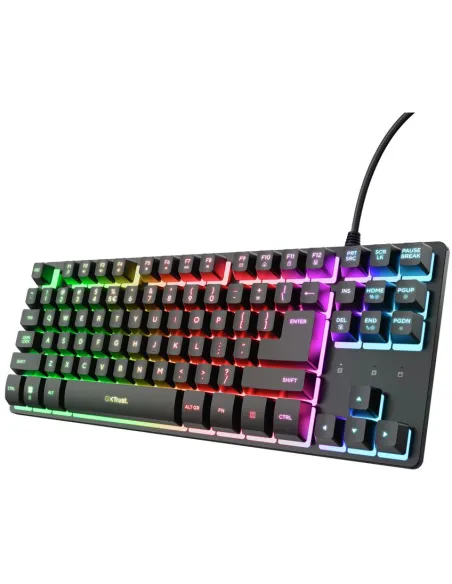 Trust GXT 833W Thado TKL Negro teclado gaming ISO ES USB